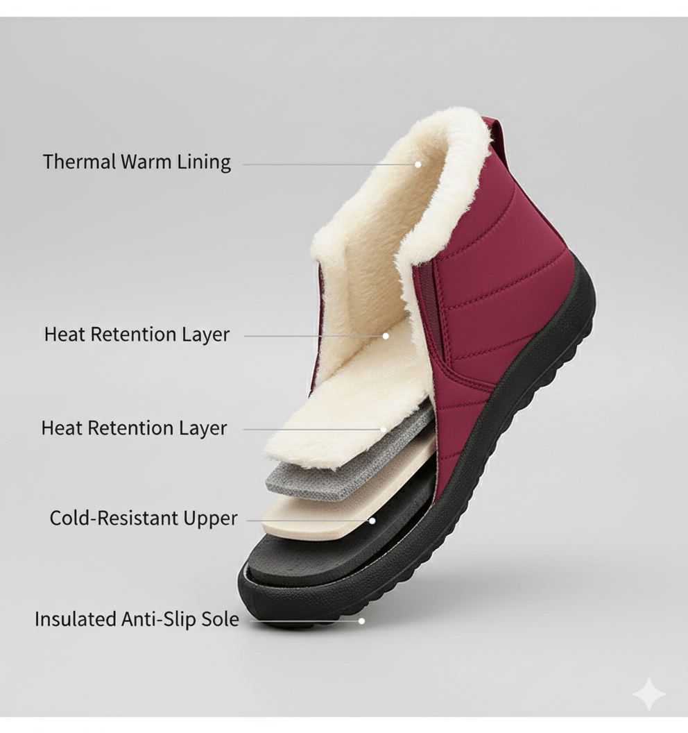Cozy Winter Slip-Ons