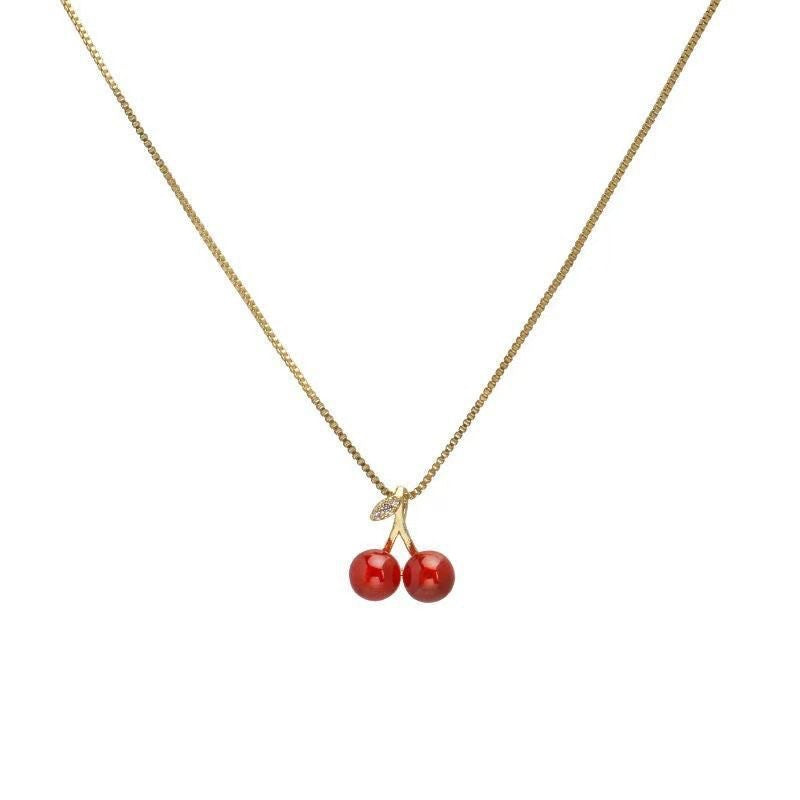 Cherry Pendant Necklace