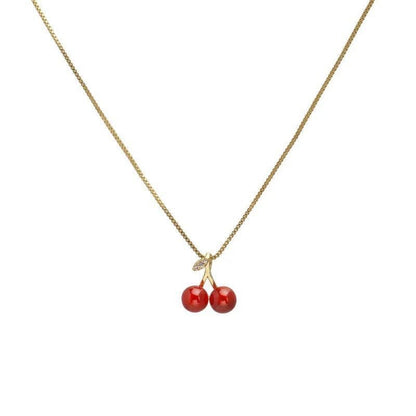 Cherry Pendant Necklace