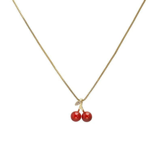 Cherry Pendant Necklace