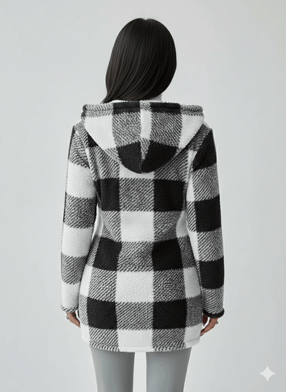 Plaid Hooded Jacket