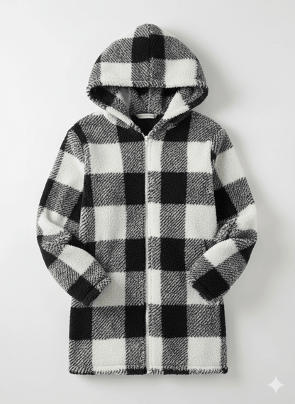 Plaid Hooded Jacket